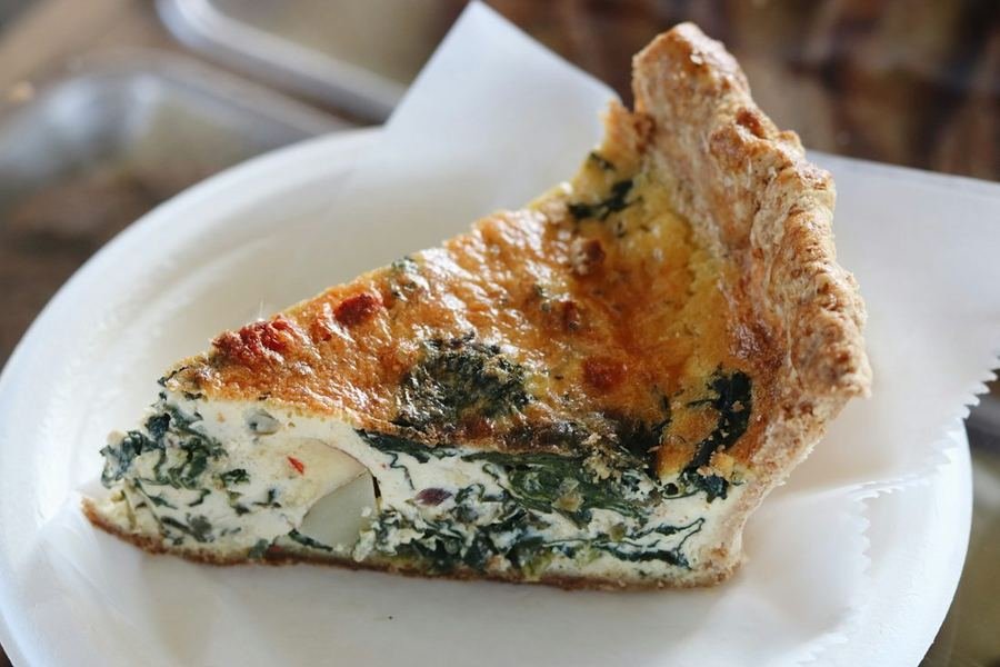 Quiche poireaux et lardons