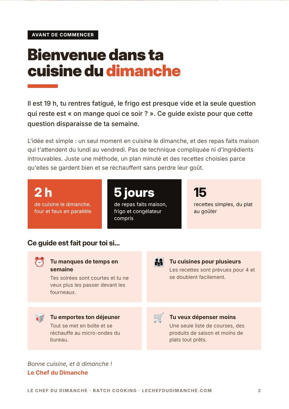 Bienvenue