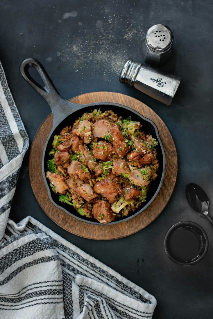 Bœuf sauté au brocoli et gingembre