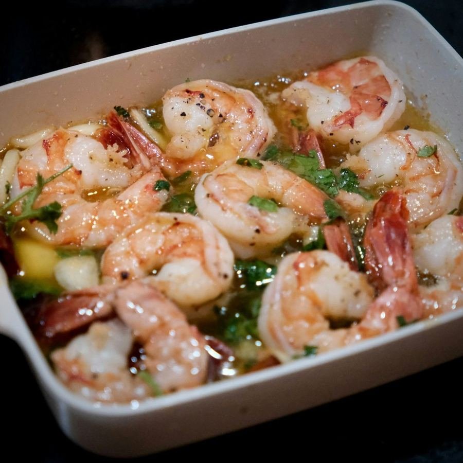 Crevettes sautées à l'ail et au persil