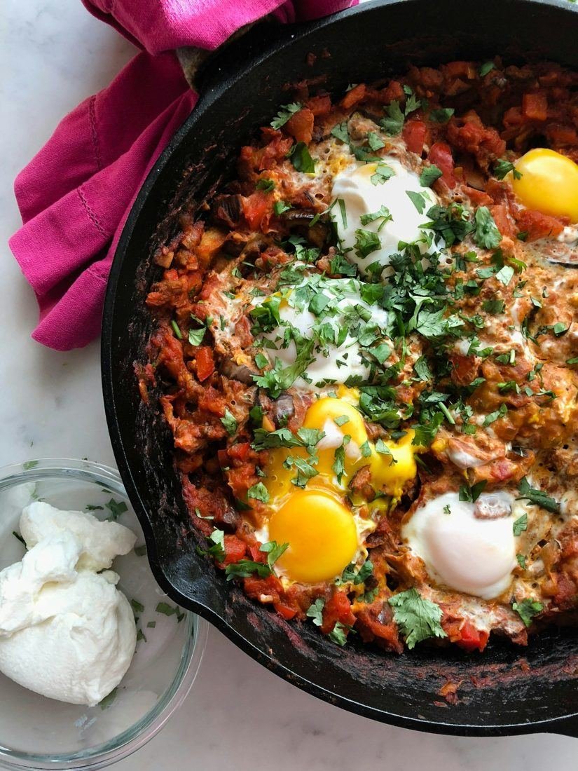 Shakshuka aux poivrons
